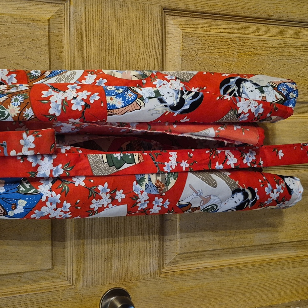 Style Of Chung Kiu One Size Fits All Kimono Robe Waist Tie Geisha Japenese Robe - Picture 2 of 14
